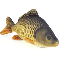 Gaby The Common Carp Medium Pillow Jaune