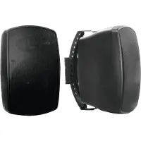 Omnitronic Enceinte murale OD4T 00V 2x (1 paire), Enceinte encastrable, Noir