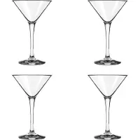 Royal Leerdam Set Of 4 Martini Glasses Cocktails 260ml Clair