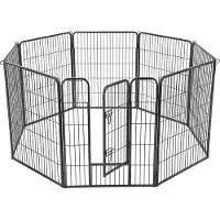 OEM Lit pour chien 235 x 77 x 100 cm, panier pour chien, cage pour animal de compagnie, gris