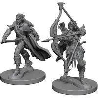WizKids Pathfinder Deep Cuts Unpainted Miniatures Elf Male Fighter