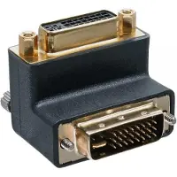 DeLOCK Adaptateur DVI I coudé -