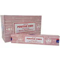 Spiru Encens Nag Champa Satya - Positive Vibes - 15 grs - Lot de 12 unique Multicolore