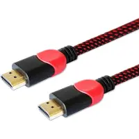 Savio Gcl-04 Câble Hdmi 3 M Hdmi Type A (standard) Noir, Rouge