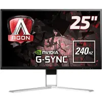 AOC AGON 1 AG251FG Écran d'ordinateur 62,2 cm (24.5) 1920 x 1080 pixels Full HD LED Noir, rouge