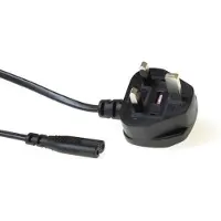 ACT AK5070 câble électrique Noir 1,8 m Prise d'alimentation type G Coupleur C7