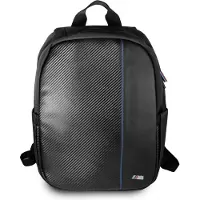 BMW Sac à dos pour ordinateur portable 16" à rayures carbone noires