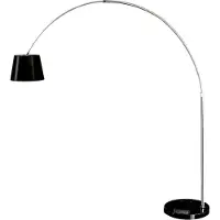 V-TAC Lampadaire courbé E27 Noir 1920x1960mm VT-7451