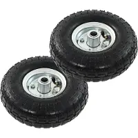 vidaXL Roues de diable 2 pcs caoutchouc 4,10 / 3,50 - 4 (260x83)