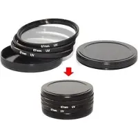 Caruba étui de rangement/protection en métal pour filtres 52 mm