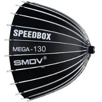SMDV Speedbox Mega 130 Deep Softbox 130cm Wit Bowens Mount (Boîte à lumière, 130 cm)
