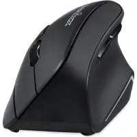 Perixx PERIMICE-804 Ergonomic mouse Bluetooth Optical Black 6 Buttons 1600 dpi Ergonomic