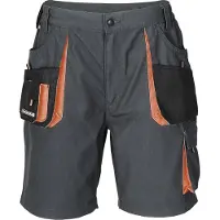 Terrax Short homme taille 50 gris foncé/noir/orange (50)