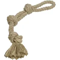 Nobby Jouet pour chiens Corde à noeuds, Nature (Jouet à mâcher pour chiens)