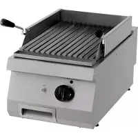 Maxima - Gastro Heavy Duty barbecue en pierre de lave - Unité simple - 70 cm de profondeur - Gaz