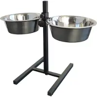 Brekz Porte gamelle avec écuelles pour chien