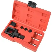 vidaXL Ensemble d'outils de séparation et de rivetage pour chaînes de moto, 8 pièces