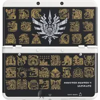 Coque Monster Hunter Ultimate 4 Noire Pour Console New 3ds