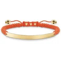 Thomas Sabo Bracelet Femme - - LBA0050-848-8-L21v - Argent - Orange et doré - 14,5-21 cm