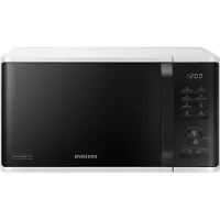 Samsung MG23K3515AW Micro-ondes avec gril, surface plate, décongélation rapide, 800 W, blanc