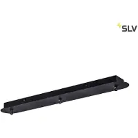 SLV Fitu Rosette Lang in Schwarz 3-flammig