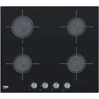 Beko HILG 64222 S Table de cuisson encastrable 58 cm 4 feux Noir