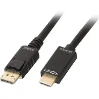 Lindy Displayport To Hdmi Cable 1 M Argenté