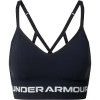 Under Armour Seamlelow Low Support Sports Top Noir M Femme