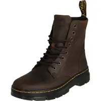 Dr. Martens Bottes à lacets 'Combs' brun foncé / jaune