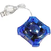 Esperanza Hub USB 2.0 4 ports étoile bleu