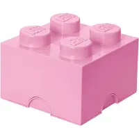 LEGO Brique de rangement 4 tenons - violet clair