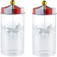 Alessi Circus, lot de 2 pots à épices MW68S2