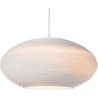 Graypants Lampe suspendue Disc 20 blanche