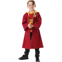 Rubies DÉGUISEMENT QUIDDITCH ENFANT 7/8 ANS Rouge, Bordeaux