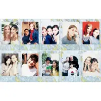 Fujifilm Film Fuji Instax Mini Blue Marble - 10 feuilles
