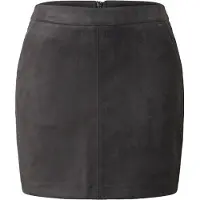 Vero Moda Donna Dina Faux Suede Short Skirt Gris XS Femme