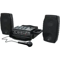 Behringer Ppa200 Pa System 200w Speaker Noir One Size / EU Plug 220V