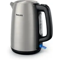 Philips Bouilloire HD9351/91 Standard, 2 200 W, 1,7 l, acier inoxydable, support pivotant à 360