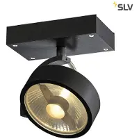 SLV KALU 1 QPAR111, applique et plafonnier, noir, max. 75W
