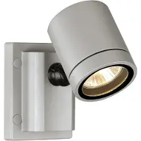 SLV Applique Murale - Ronde - Gu10 - 50 W - Slv New Myra Wall - Gris Argent