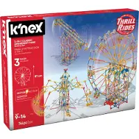 K'nex Jeu De Construction K'Nex : Thrill Rides : Parc D'Attraction 3 En 1