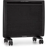Klarstein Radiateur Electrique à Faible Consommation d'Energie, 1000W Chauffage Electrique Infrarouge avec Thermostat, Détection Fenêtres Ouvertes, Chauffage d'Appoint Portable, Radiateurs Silencieux
