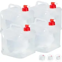 Relaxdays Bidon pliable de 15 litres, lot de 2