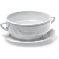 Hendi Bol à soupe en porcelaine blanche brillante | 380 ml | 12 pièces (6 pièces)