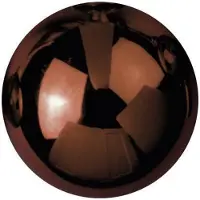 Europalms Boule décorative 3,5cm, marron, brillant 48x (48x)
