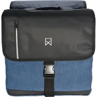 Willex Sac d'affaires double 30 L Noir et bleu