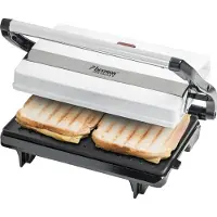 Bestron Gril viande et panini 700w blanc - - APM123W - viva italia
