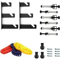 Caruba Système de suspension pour montage sur cloison / mur à 3 rouleaux