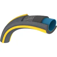 Hozelock Tuyau d’arrosage anti écrasement Ultramax usage domestique diamètre 25 50 m gris jaunes
