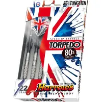 Harrows - Jeu de 3 Fléchettes - Embout Acier - TORPEDO 70% Tung - 21 GK